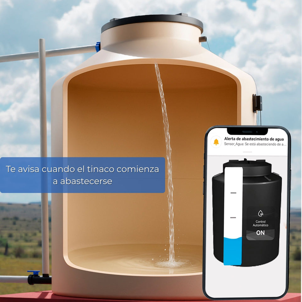 Monitoreo en Tiempo Real para Tinacos y Cisternas | Compatible con Alexa | IOT-WATERV