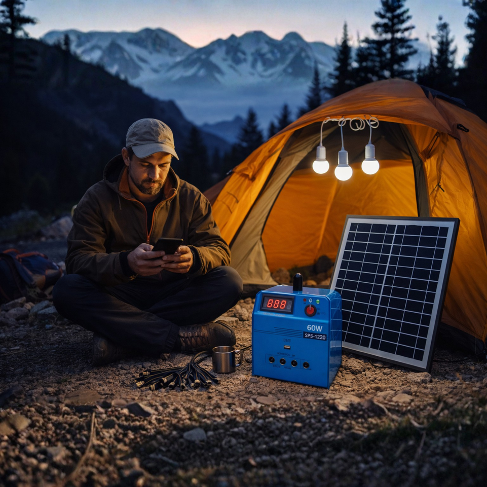 KIT SOLAR 30W FOCOS RADIO USB - MP-KIT30W