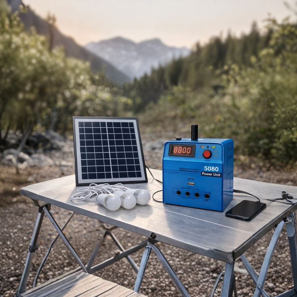 KIT SOLAR 30W FOCOS RADIO USB - MP-KIT30W