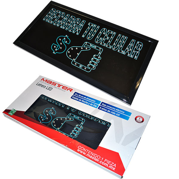 LETRERO LED LETRERO LED - ML-LET-RECARGA