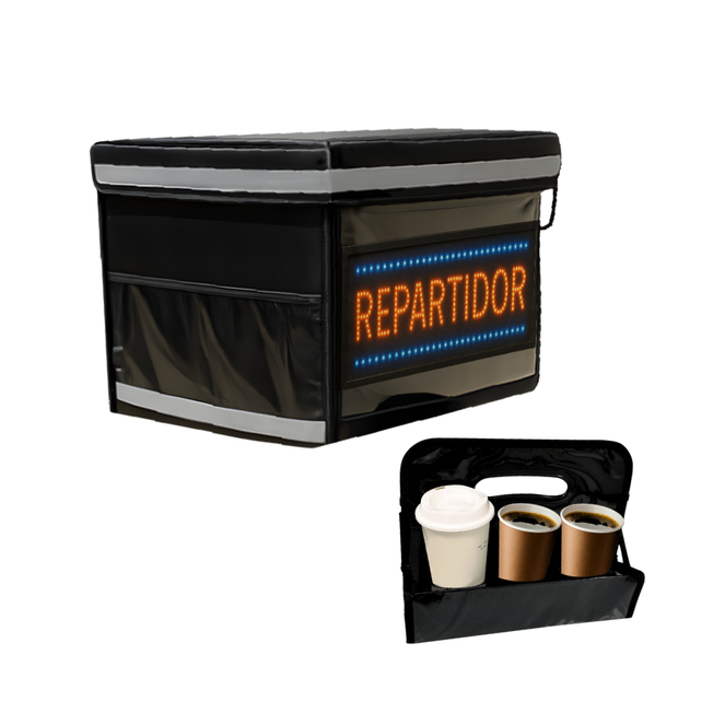 Mochila para reparto térmica con tira LED I MP-BAG