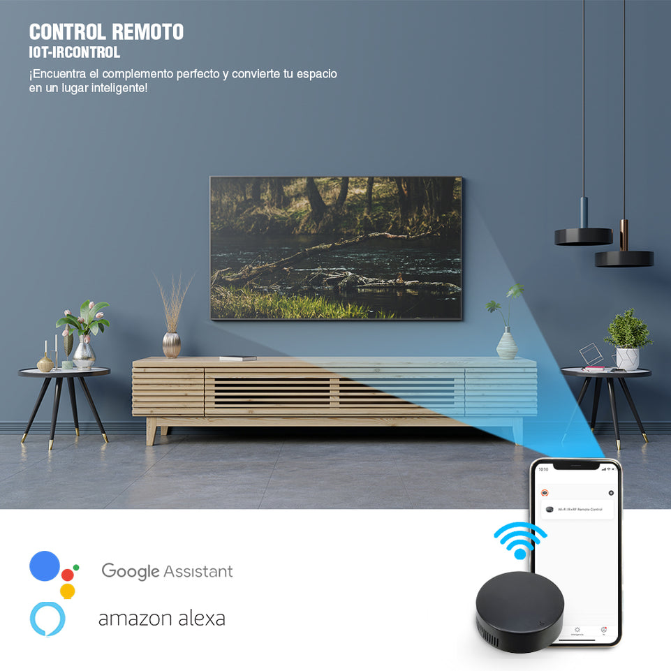 Controlador Remoto Wi-Fi Inteligente Infrarrojo IR | IOT-IRCONTROL