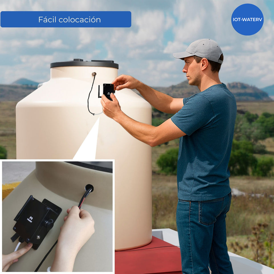 Monitoreo en Tiempo Real para Tinacos y Cisternas | Compatible con Alexa | IOT-WATERV