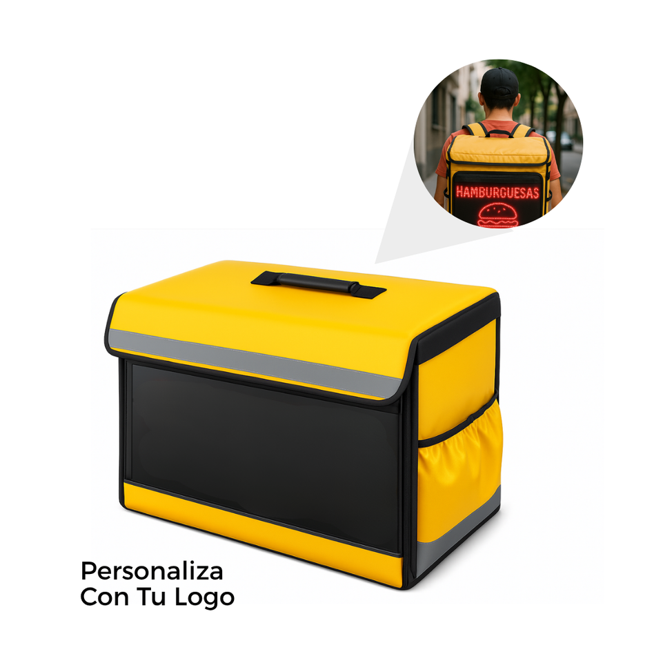 Mochila para reparto térmica con tira LED I MP-BAG1Y