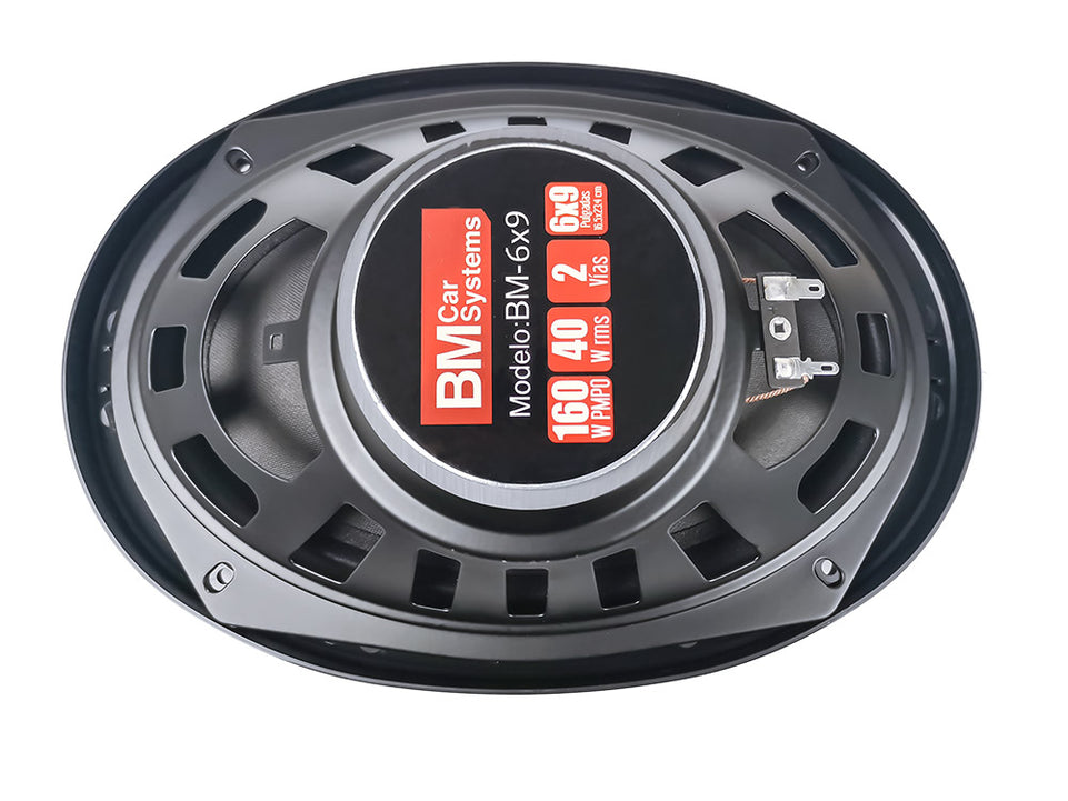 Par de bocinas coaxiales para auto de 2 vías | BM-6X9