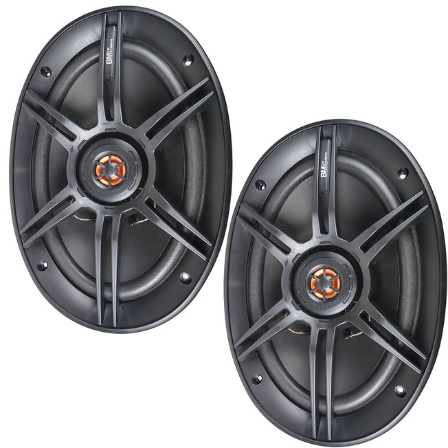 Par de bocinas coaxiales para auto de 2 vías | BM-6X9