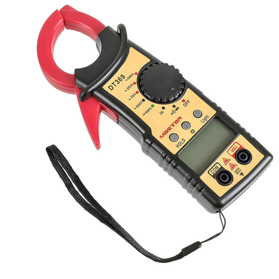 Multímetro de Gancho DT369 para Corrientes Altas de hasta 600A
