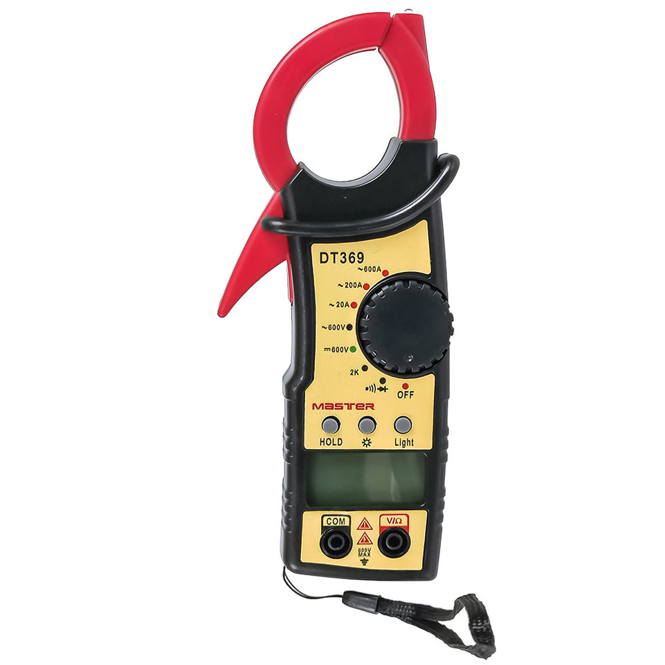 Multímetro de Gancho DT369 para Corrientes Altas de hasta 600A