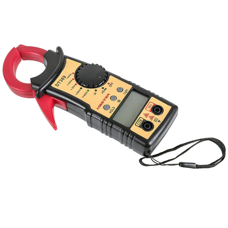 Multímetro de Gancho DT369 para Corrientes Altas de hasta 600A