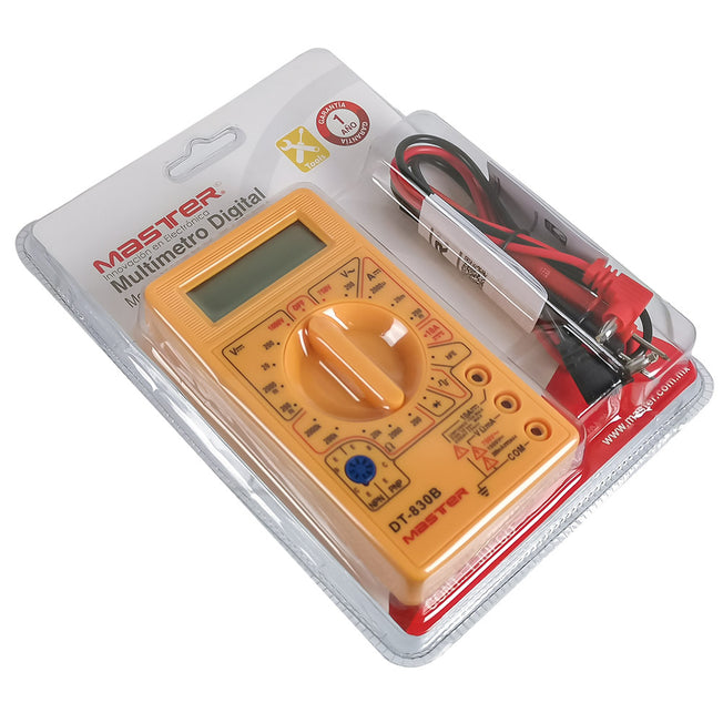 Multímetro Digital Portátil de Alta Precisión – Medición de Voltaje, Corriente y Resistencia