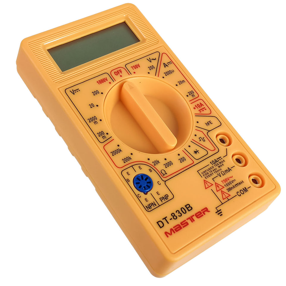 Multímetro Digital Portátil de Alta Precisión – Medición de Voltaje, Corriente y Resistencia