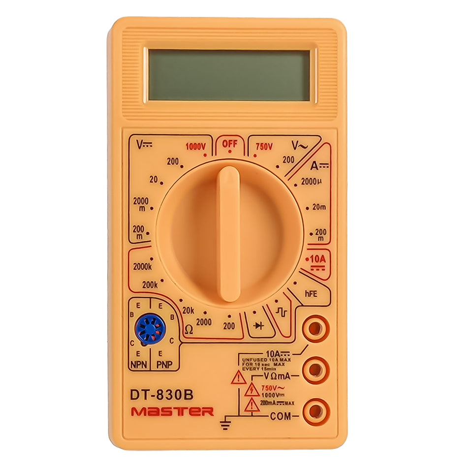 Multímetro Digital Portátil de Alta Precisión – Medición de Voltaje, Corriente y Resistencia