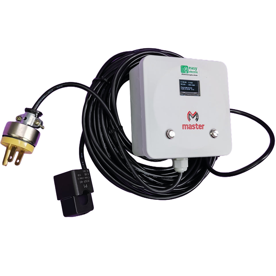 Sensor Medidor Digital de Consumo Eléctrico con Pantalla Integrada y Ajuste de Tarifa | EASY-ELECTRIC