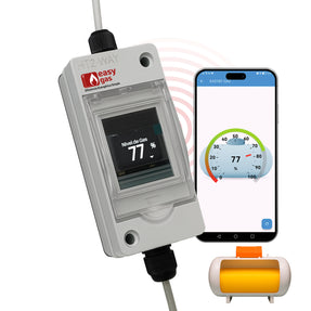 Sensor Medidor Digital de Gas para Tanque Estacionario Pantalla Integrada y con Alarma | EASY-GAS