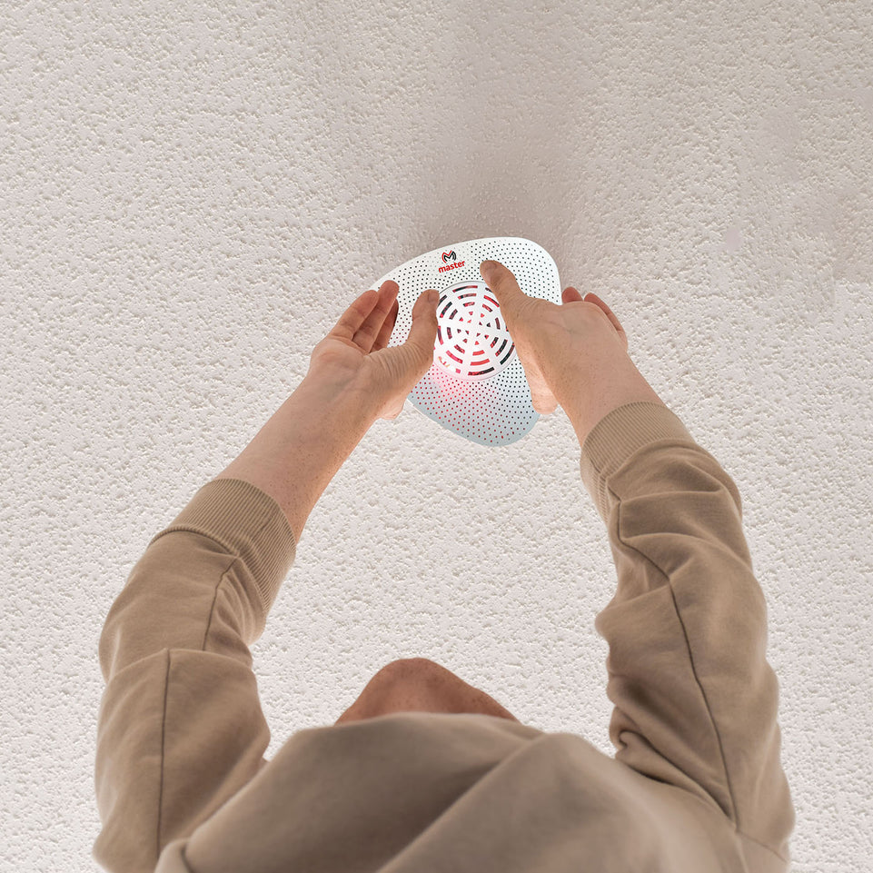 Sensor / Medidor Inteligente de Humo, Monóxido de Carbono, Ruido y Gases Combustibles Alarma de Voz y Alta Sensibilidad | EASY-RUIDO-MONOXIDO