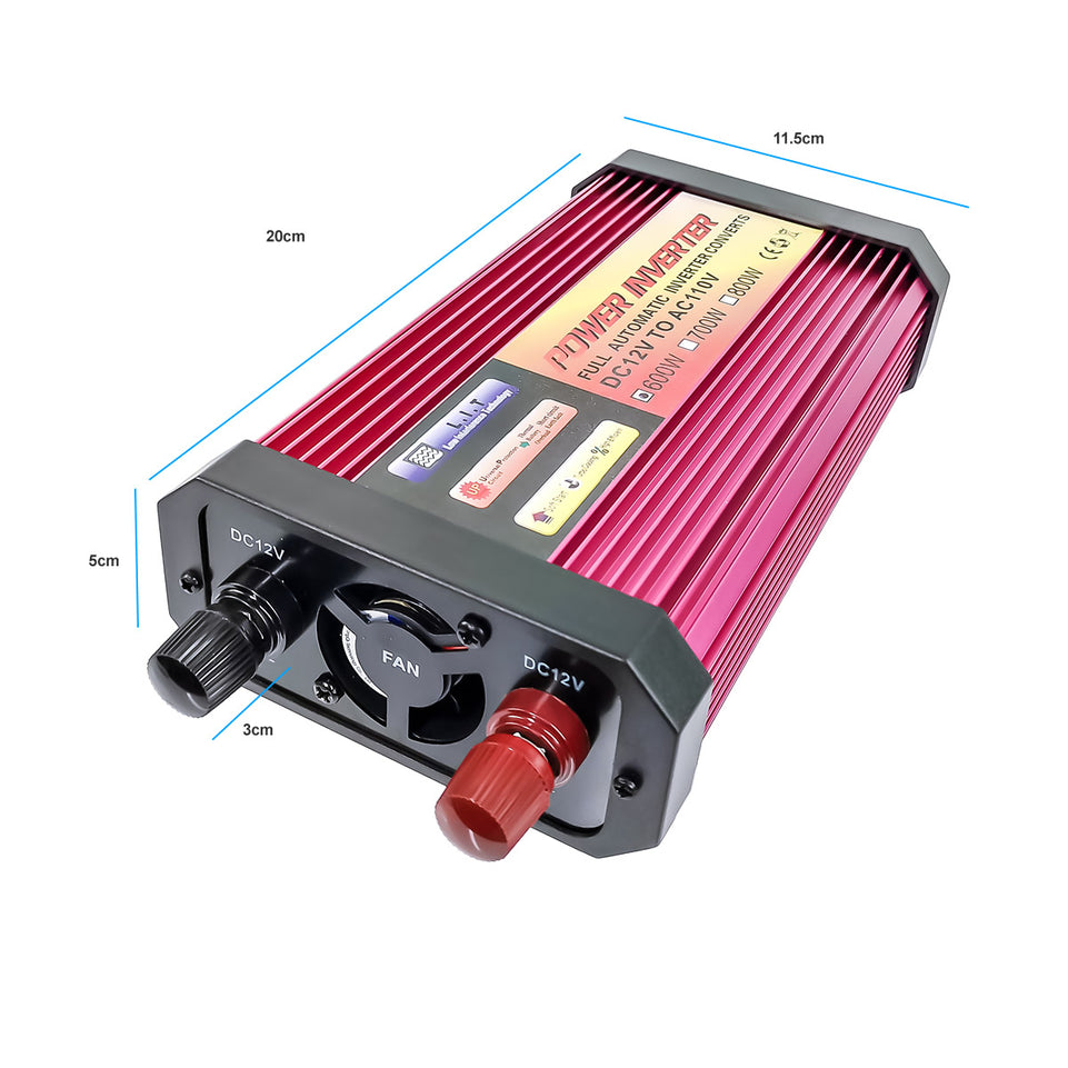 Inversor de voltaje, 600 W | EL-INV600W