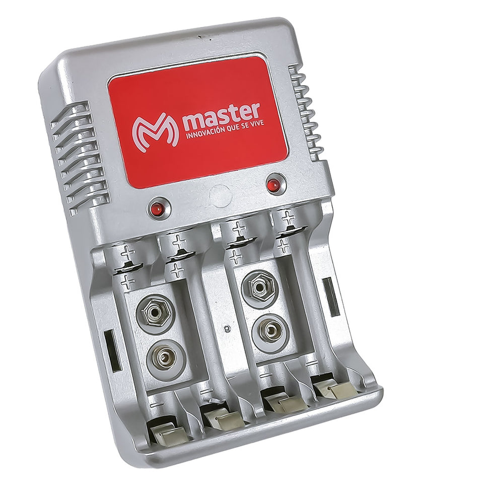 Cargador de Baterías AA, AAA y 9V – 6W