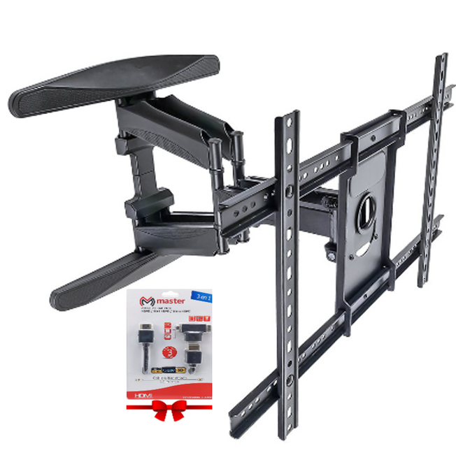 Soporte de Pared con Brazo Extensible 55”–85” para TV y Pantallas | HO-ARML55-85