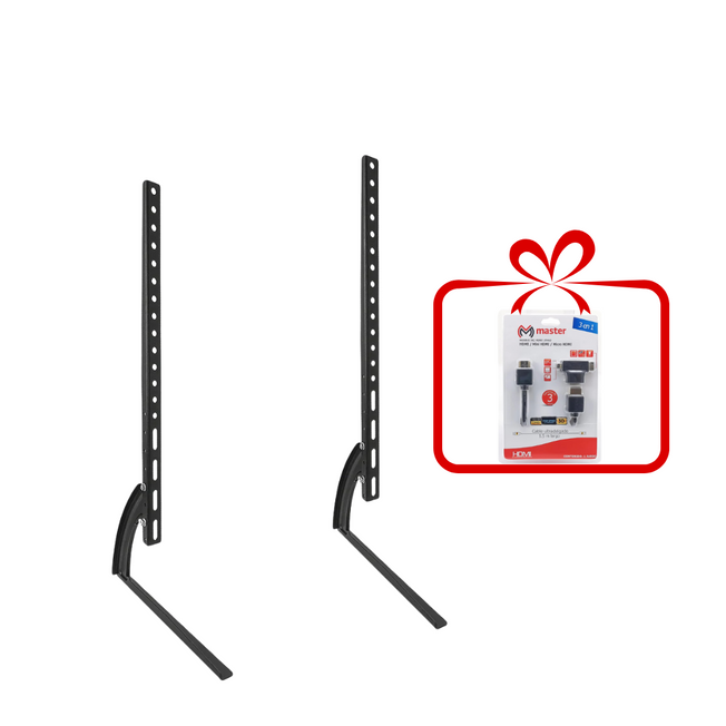 Base de Piso para TV y Pantallas 37”–65” | Soporte Fijo Estable | HO-TVHOLD