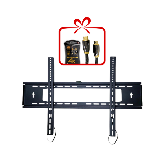 Soporte Fijo de Pared para TV y Pantallas 40”–110” | Alta Resistencia | HO-TV40-110