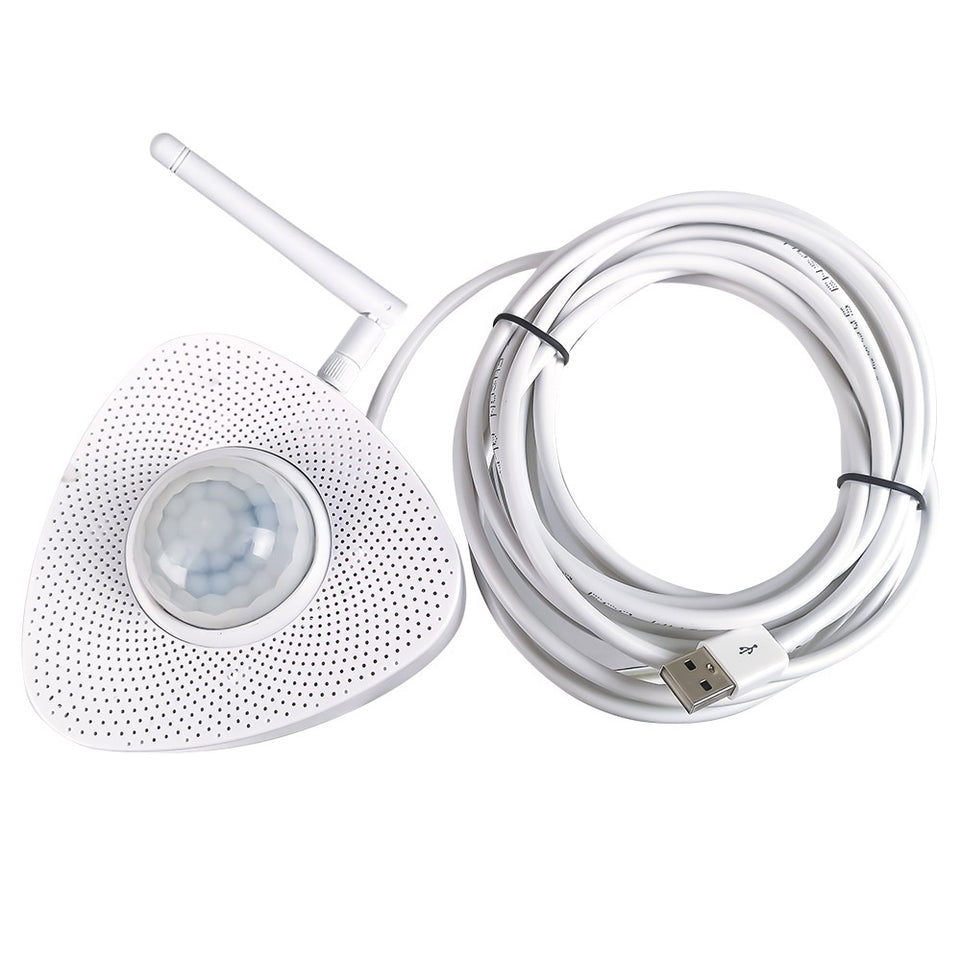 Controlador de Ambiente 6 en 1 con Sensores de Movimiento, Gas, Humo, Ruido, CO y Control de A/C | IOT-6IN1