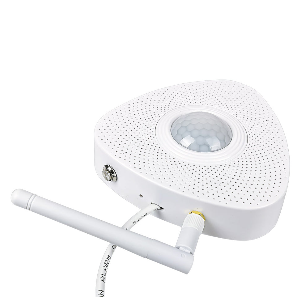 Controlador de Ambiente 6 en 1 con Sensores de Movimiento, Gas, Humo, Ruido, CO y Control de A/C | IOT-6IN1