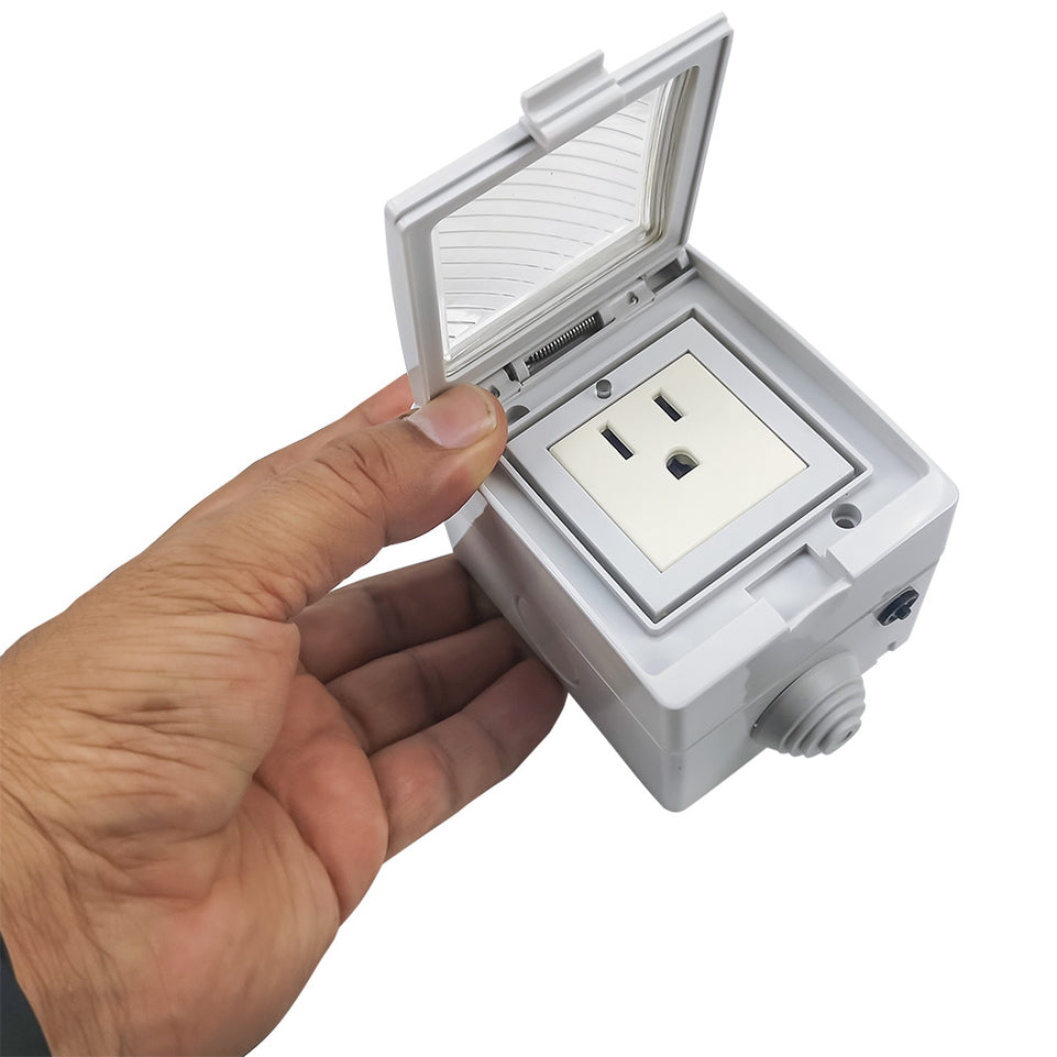 Enchufe Inteligente WiFi Exterior IP55 10A Compatible con Alexa y Google | IOT-EXTPLUG