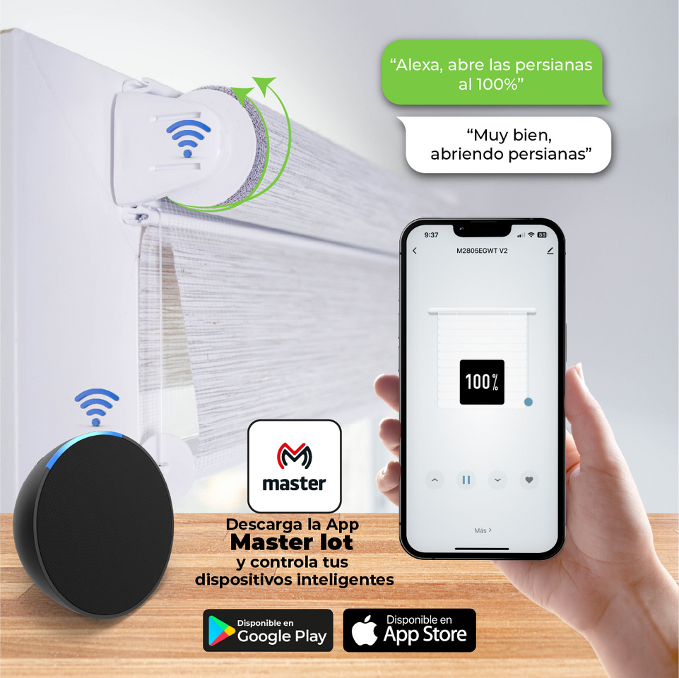 Motor Inteligente para Persianas con Control | IOT-MOTORBLIND