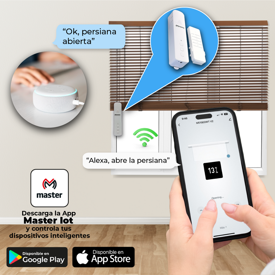 Motor Inteligente para Persiana de Cadena con Control | IOT-MOTORCHAIN