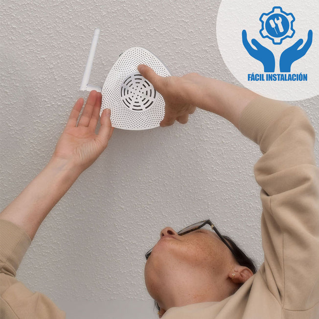 Sensor Medidor Inteligente de Ruido, Humo y Monóxido de Carbono WiFi | IOT-SMOKE