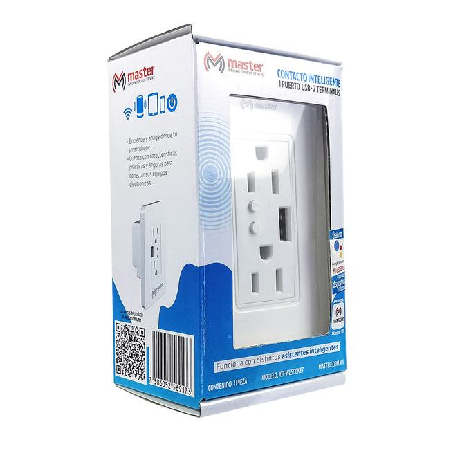Contacto Inteligente WiFi de Pared | IOT-WLSOCKET