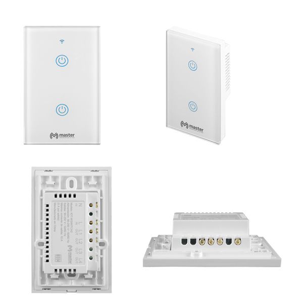 Apagador Doble Inteligente WiFi | IOT-WSWITCH2