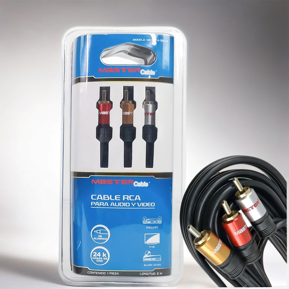 Cable de audio RCA | MC-3RCA-3RCA2
