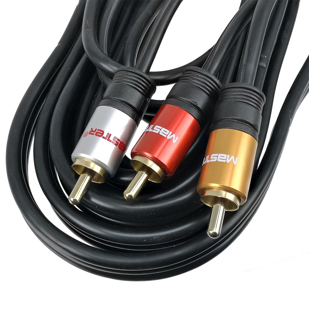 Cable de audio RCA  MC-3RCA-3RCA2 – Master Electronicos