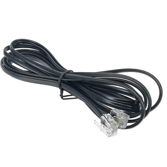 Cable telefónico plano de 4 hilos | MC-TELEX2.4BK