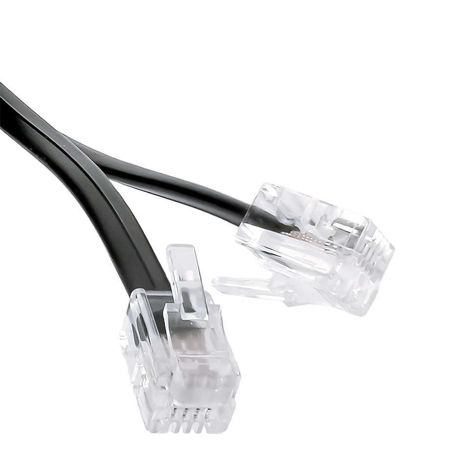 Cable telefónico plano de 4 hilos | MC-TELEX4BK