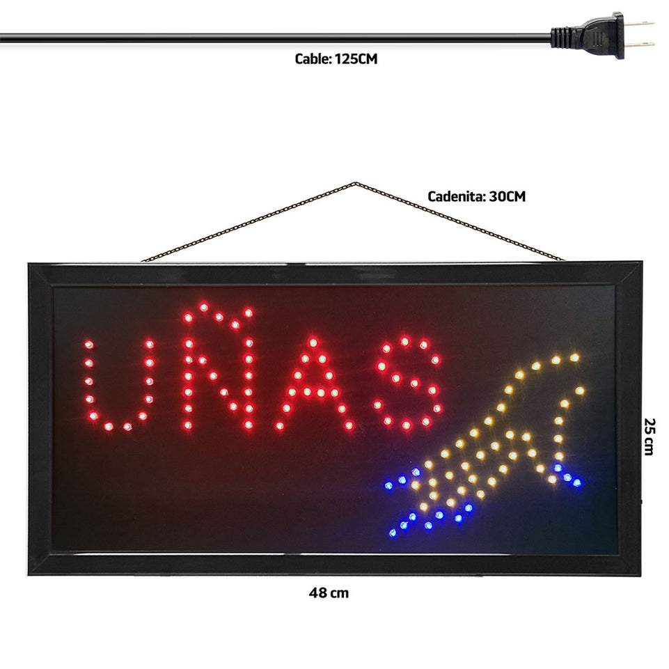 Letrero LED | ML-LET-UNAS