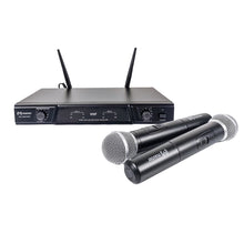 Cargar imagen en el visor de la galería, Sistema profesional con 2 micrófonos inalámbricos VHF | MS-2MICWIR