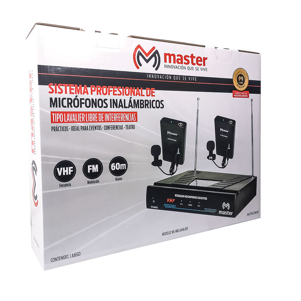 Sistema de micrófonos inalámbricos | MS-MICLAVALIER