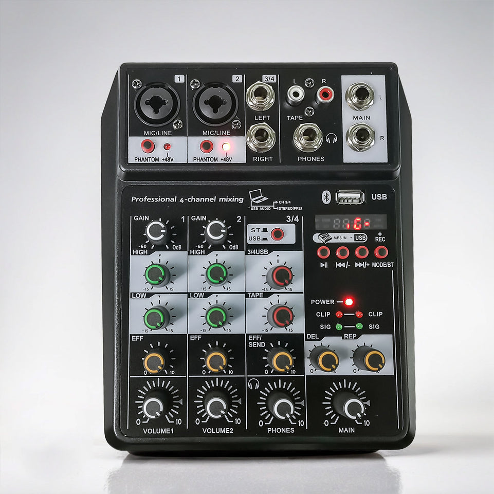 Mezcladora Activa MS-MIXERACTIVE, 4 canales