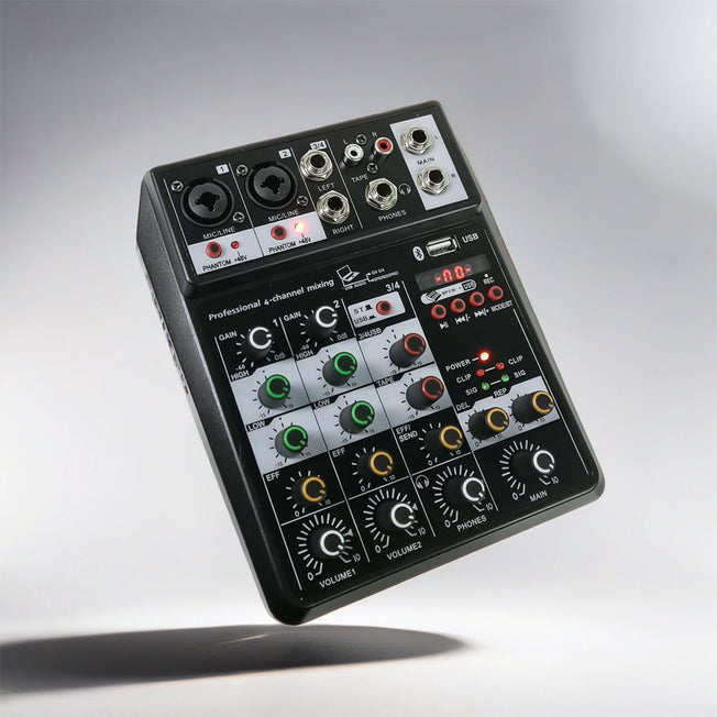 Mezcladora Activa MS-MIXERACTIVE, 4 canales