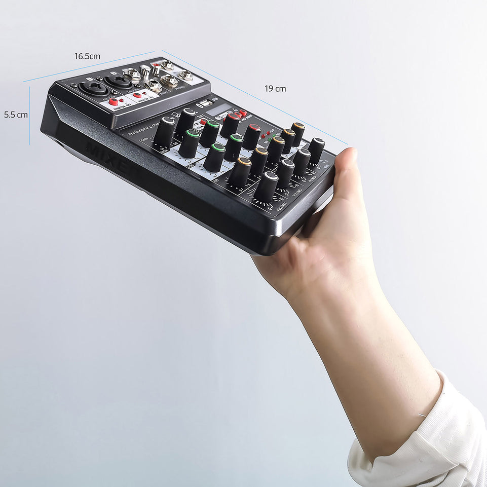 Mezcladora Activa MS-MIXERACTIVE, 4 canales