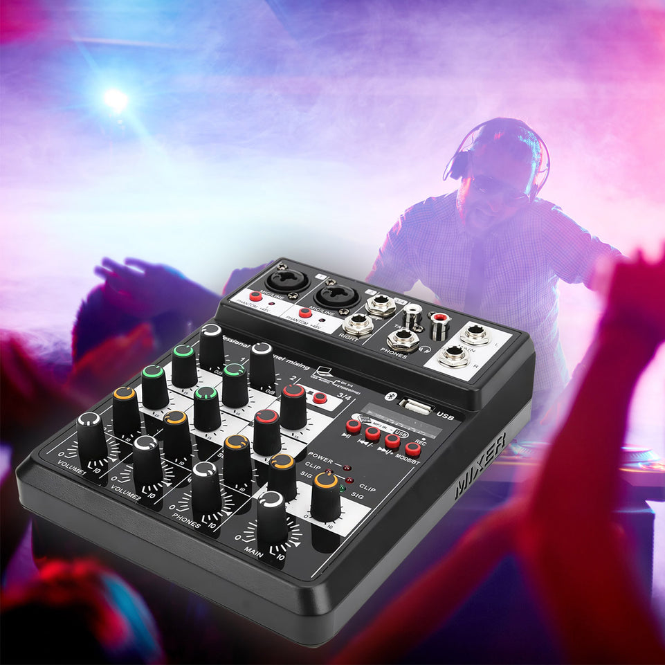 Mezcladora Activa MS-MIXERACTIVE, 4 canales