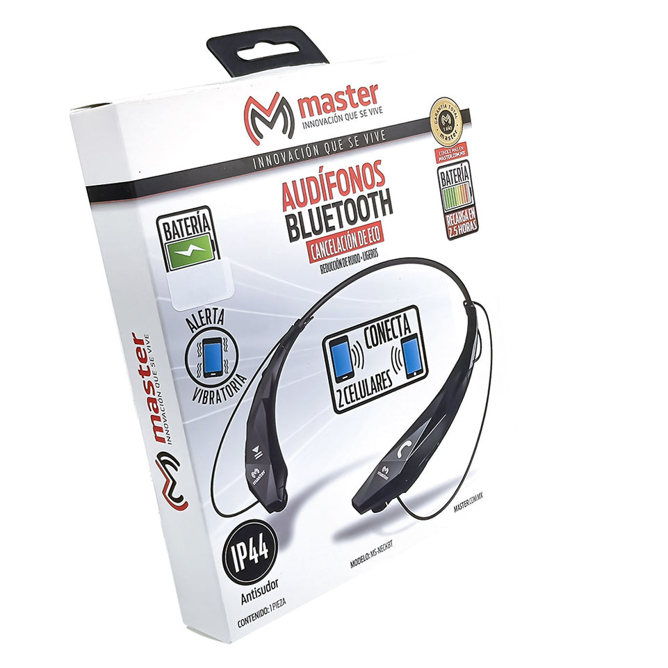 Audífonos deportivos bluetooth | MS-NECKBT