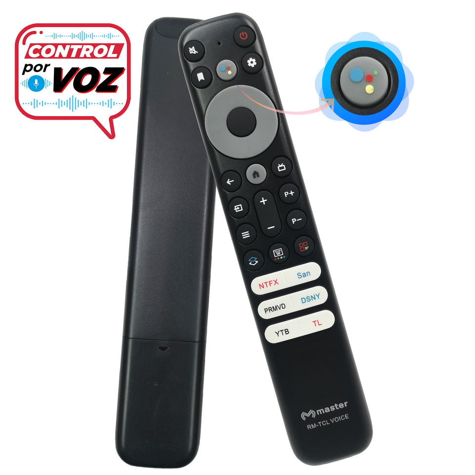 Control Remoto Inteligente Compatible con TV TCL | RM-TCLVOICE