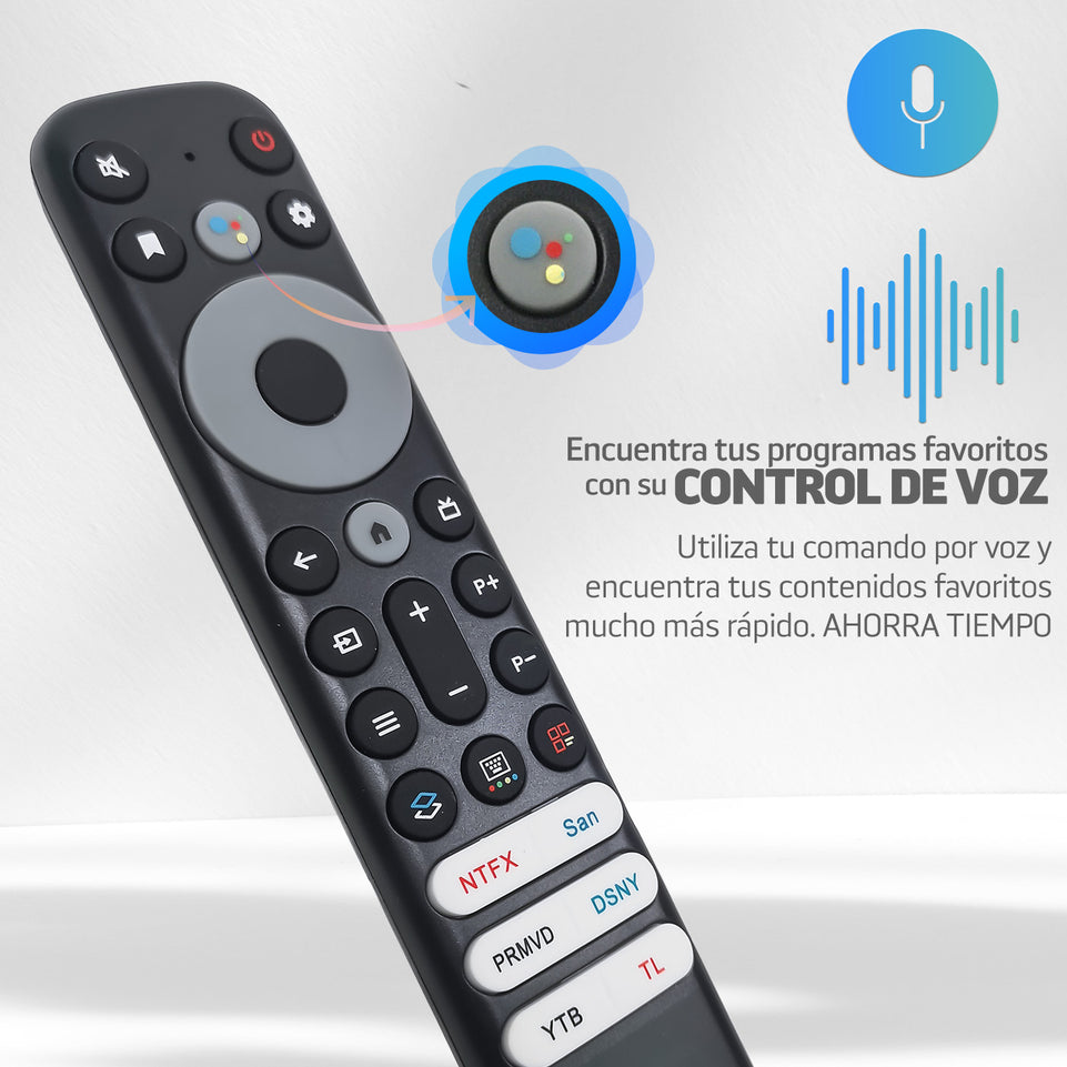 Control Remoto Inteligente Compatible con TV TCL | RM-TCLVOICE