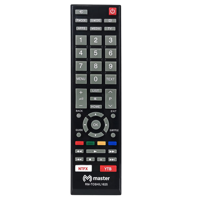 Control Remoto Compatible con TV Toshiba | RM-TOSHL1625