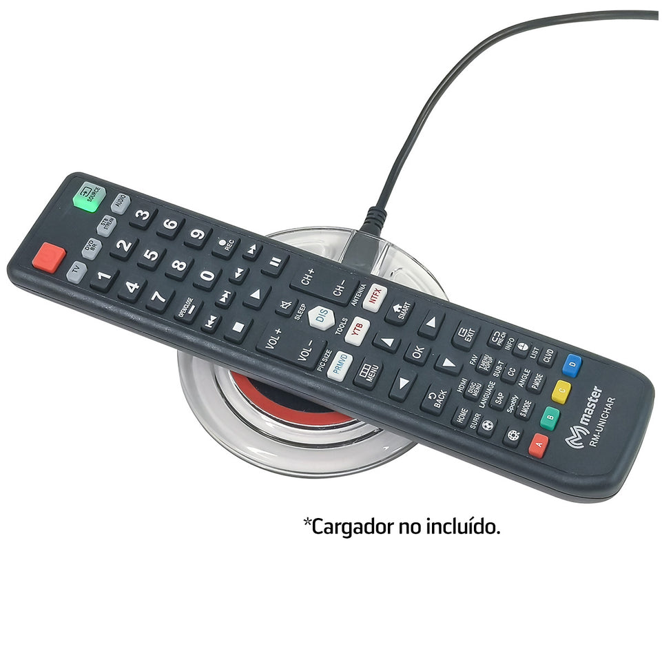 Control Remoto Universal Recargable RM-UNICHAR | Sin Pilas y Ecológico