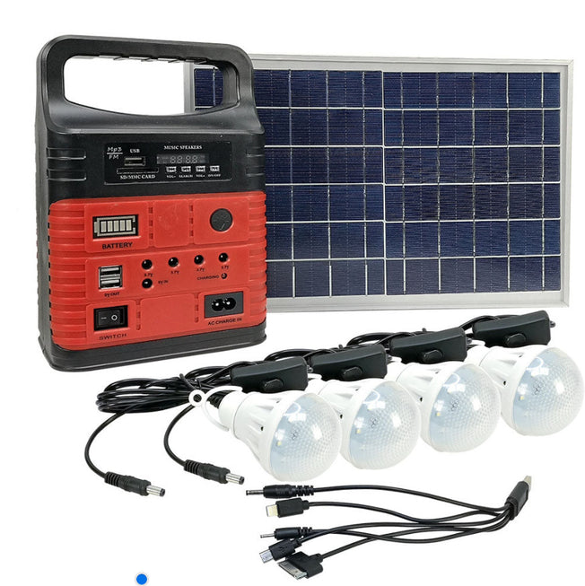KIT SOLAR 10W FOCOS RADIO USB | MP-KIT10W