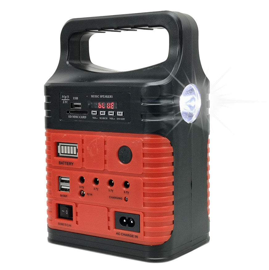 KIT SOLAR 10W FOCOS RADIO USB | MP-KIT10W